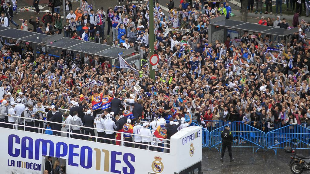 La celebración terminará en el Bernabéu