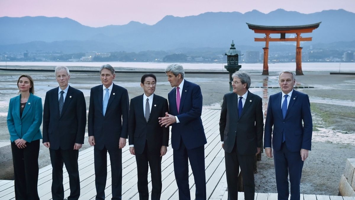 Reunión de representantes del G-7 en Japón