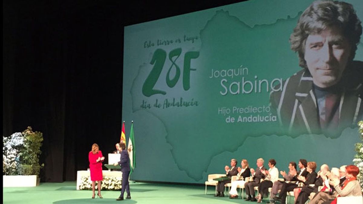 Joaquín Sabina, Hijo Predilecto de Andalucía