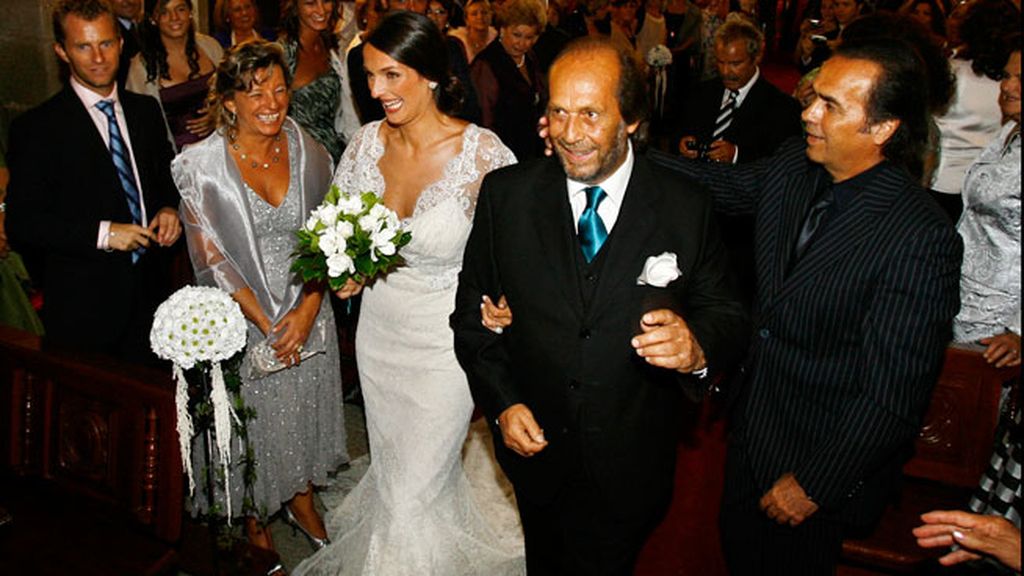 En la boda de su hija Casilda