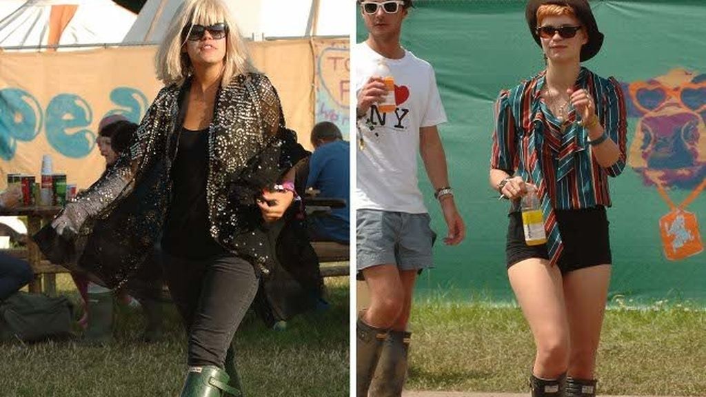 Glastonbury: katiuskas sin lluvia=ridículo