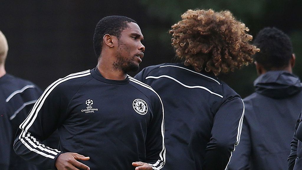 Eto'o y David Luiz