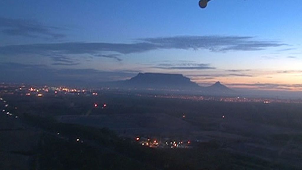 Noche en la ciudad africana