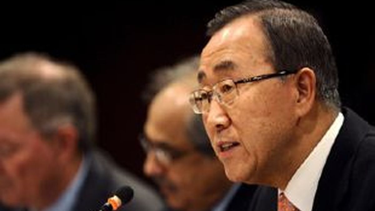 El Secretario General de Naciones Unidas, Ban Ki-moon, viaja a Oriente Próximo. Video: Informativos Telecinco
