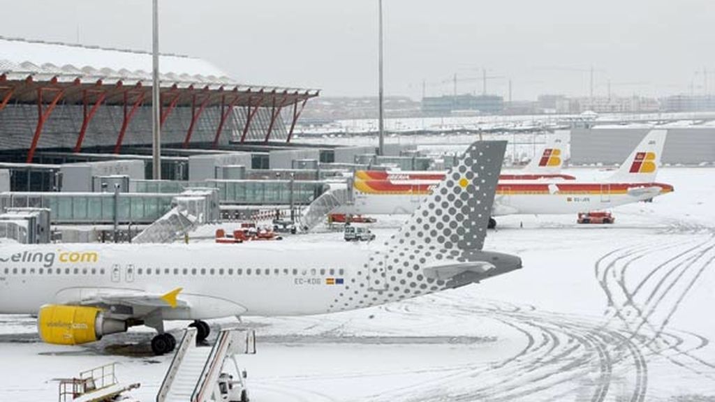 Nieva en Madrid