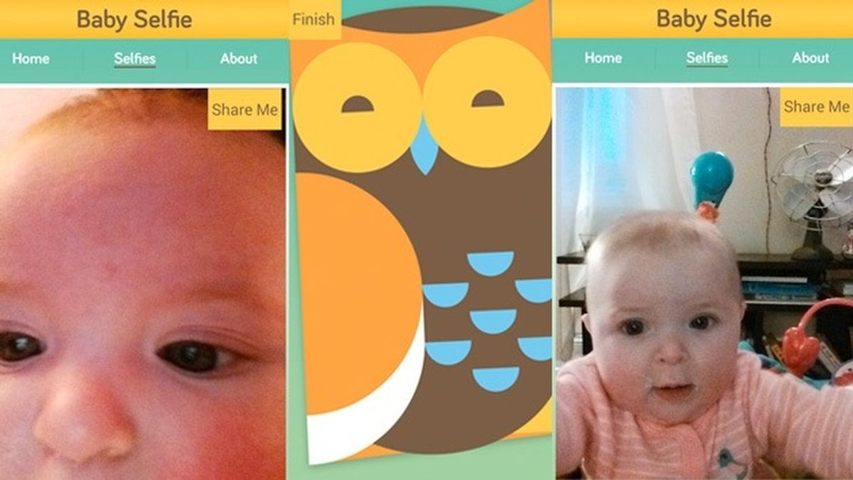 Tú bebé ya se puede hacer solo un 'selfie'