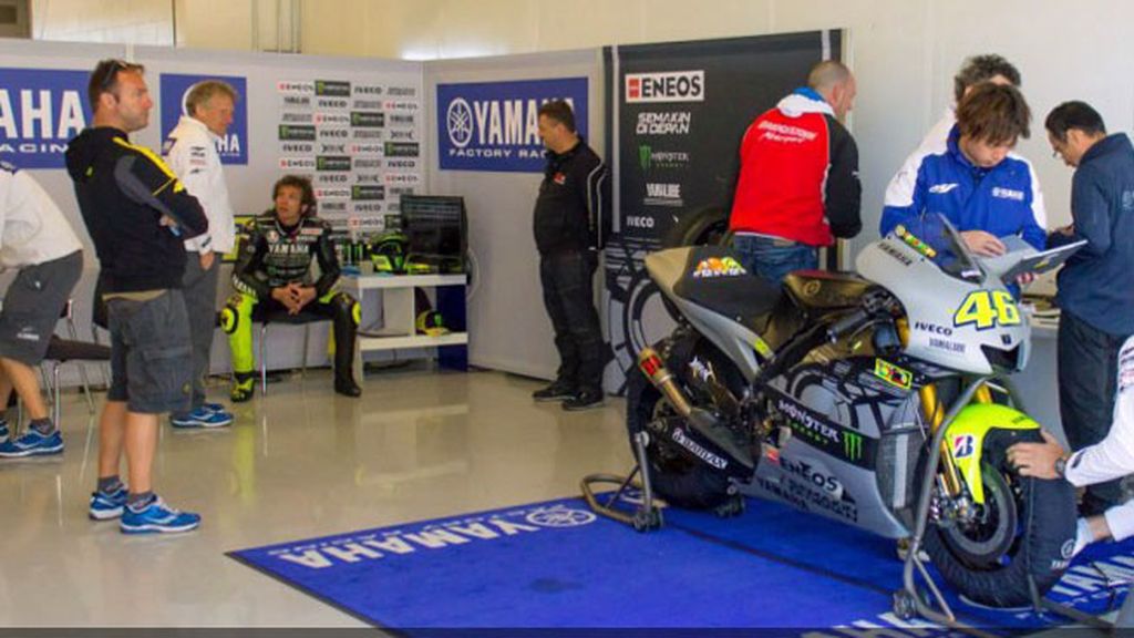 Lorenzo, Rossi, Pedrosa, Marquez y Bradl, rodando en Austin