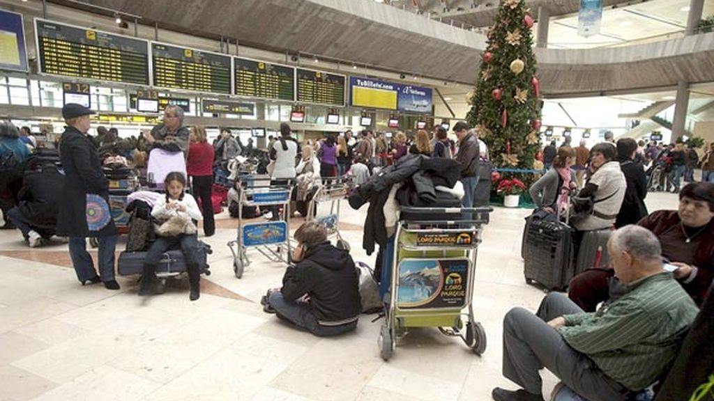 Caos en Barajas