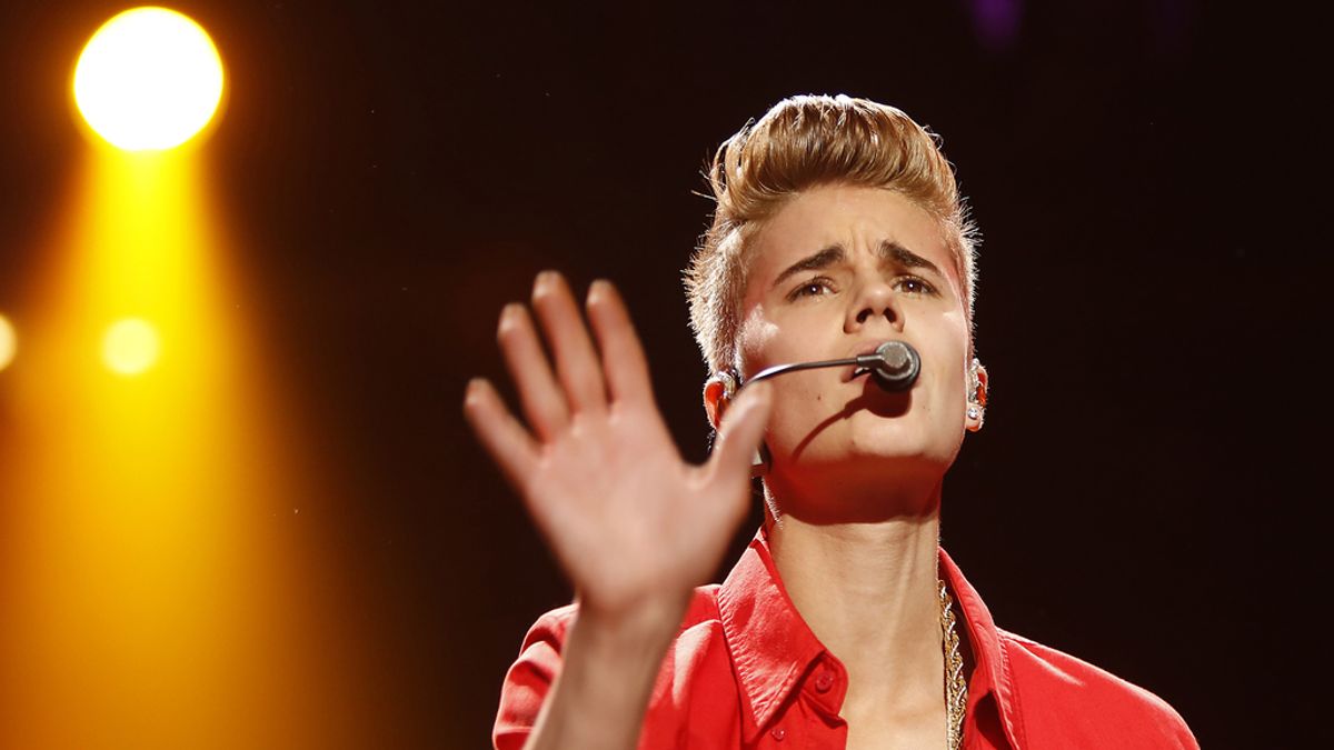 Justin Bieber actúa en el Jingle Ball de Nueva York