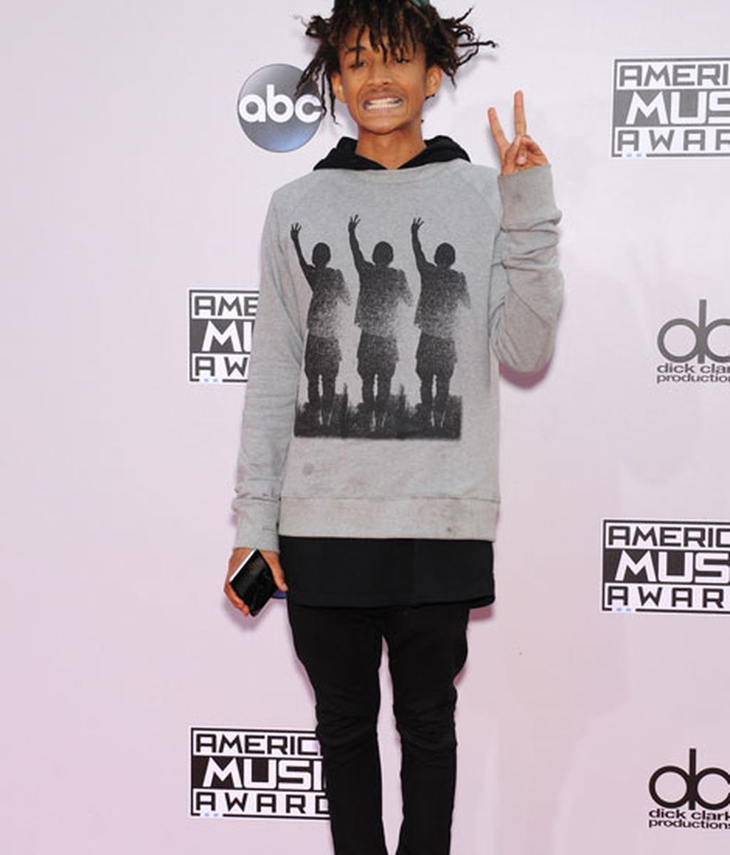 Jaden Smith, el hijo de Will Smith, no se perdió la fiesta de la música