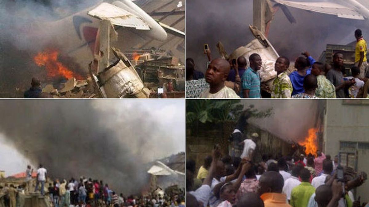 Accidente de avión en Lagos, Nigeria
