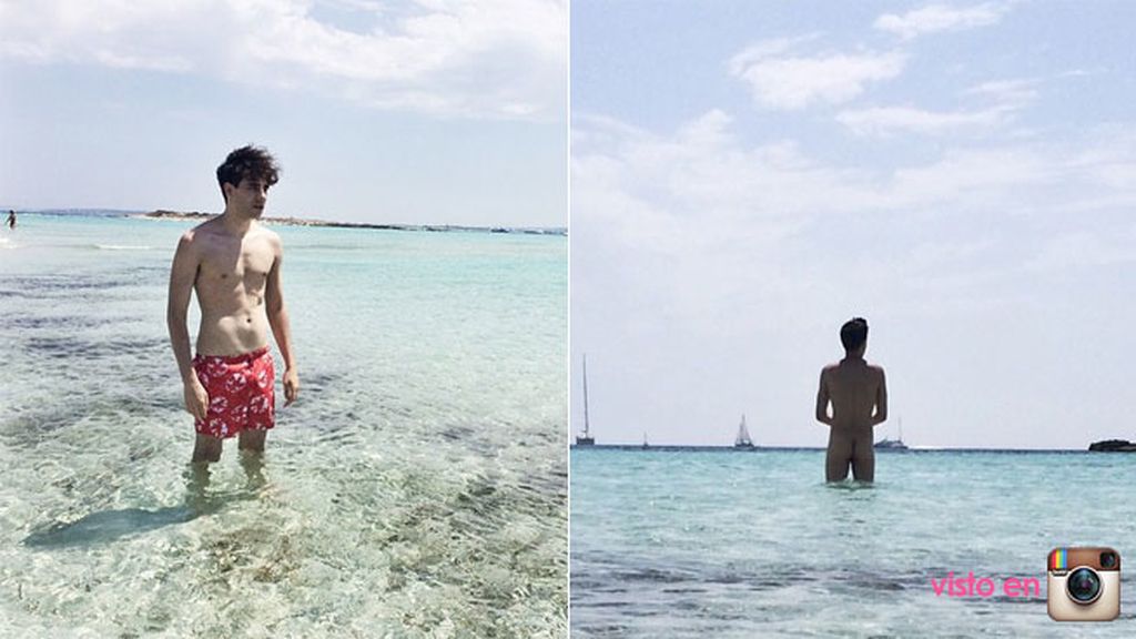 Los 'llamaders' Javier Calvo y Ambrossi pasan unos días en Formentera