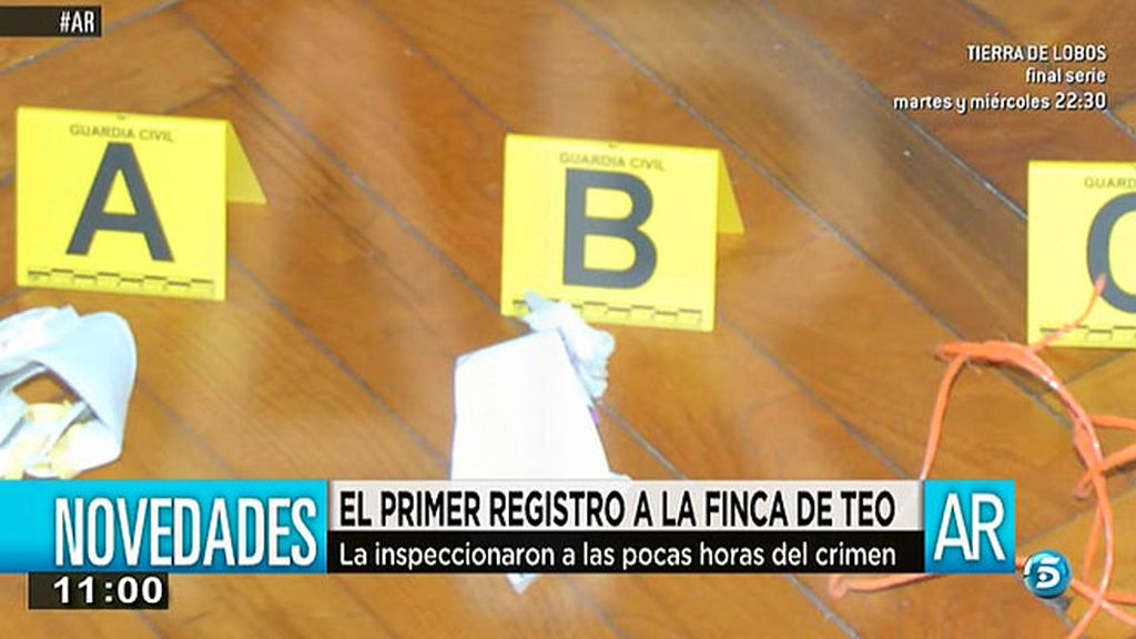 Una cuerda similar a la hallada junto al cadáver en la papelera