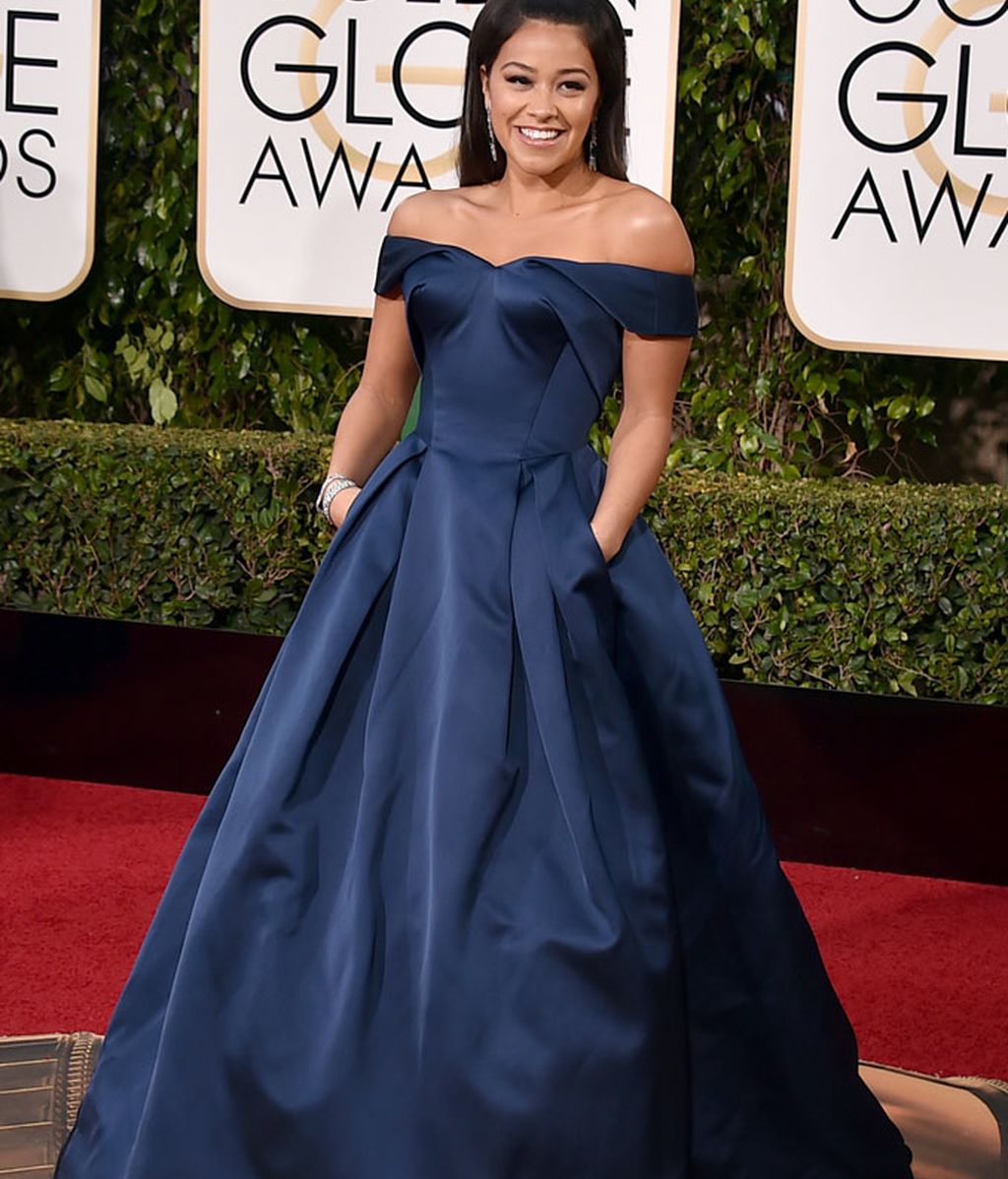 Gina Rodriguez vestida de Zac Posen