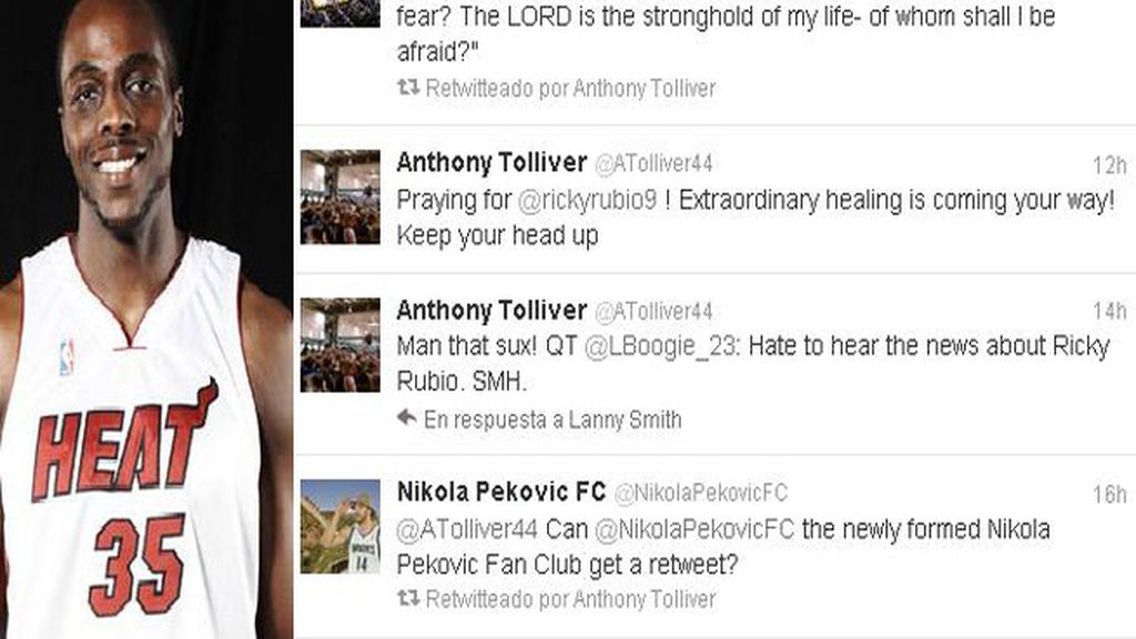 Todos con Ricky en Twitter