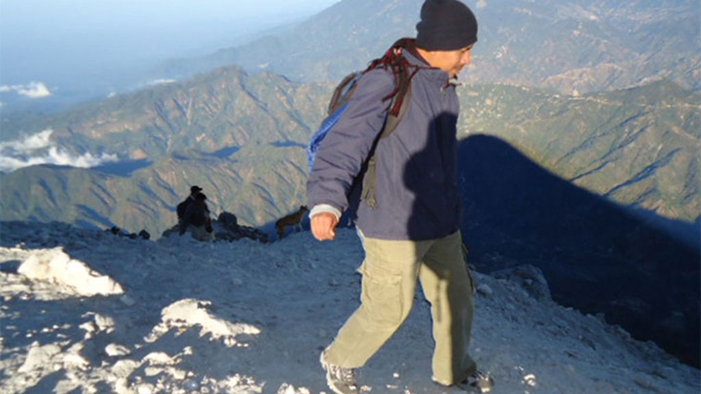 Volcán Tajumulco en Guatemala