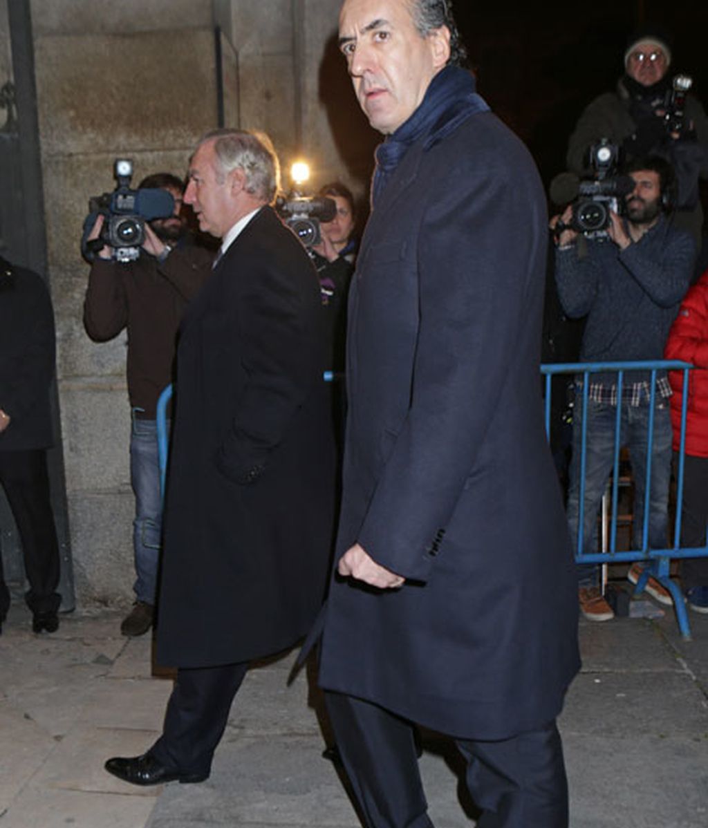 Jaime de Marichalar a su llegada a la basílica