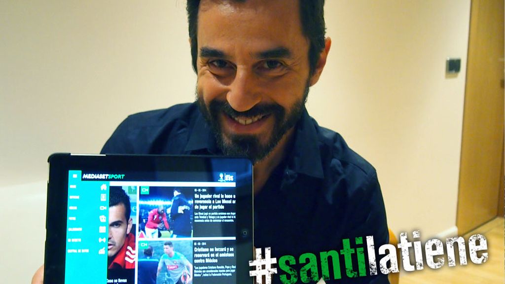 Santi compartirá con sus amigos todos los goles
