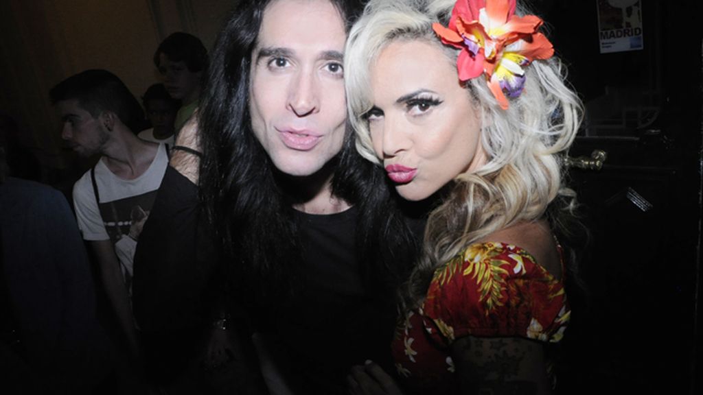 Mario Vaquerizo junto a una de sus musas, Silvia Supestar