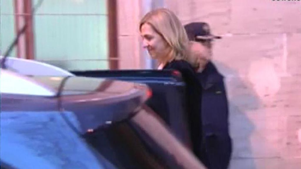 La Infanta abandona los juzgados de Palma