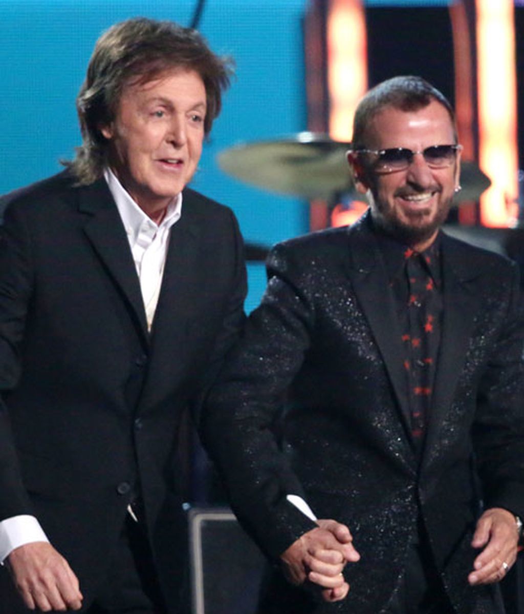 Paul McCartney y Ringo Starr volvieron a actuar juntos