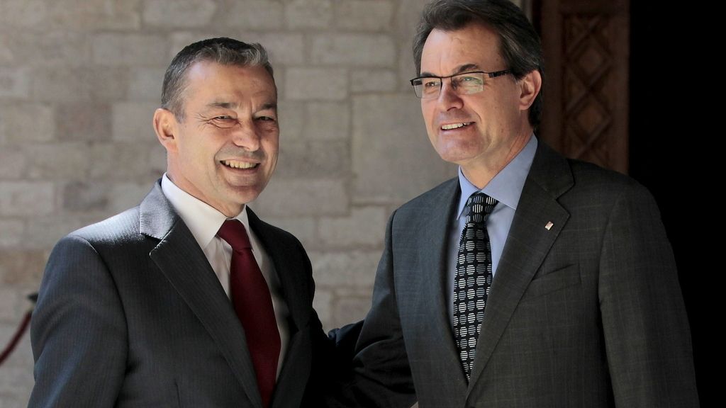 Artur Mas recibe a Paulino Rivero