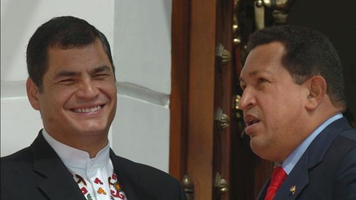 Según Chávez, el "Sucre" será una moneda virtual para el intercambio comercial que se implementará en los países del ALBA y en otras naciones interesadas, como Ecuador. EFE/Archivo
