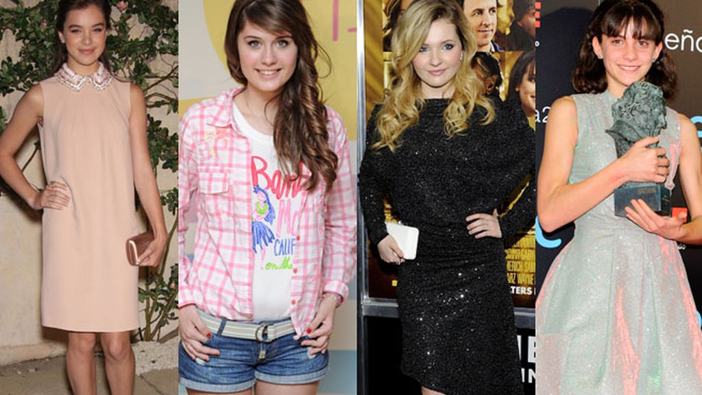 1996: Hailee Steinfeld, Nerea Camacho, Abigail Breslin, y Marina Comas