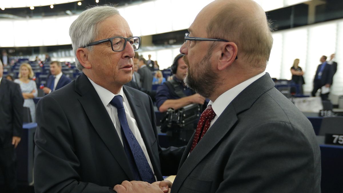Jean Claude Juncker y Martin Schultz analizan las cifras de refugiados que deben acoger los países de la UE