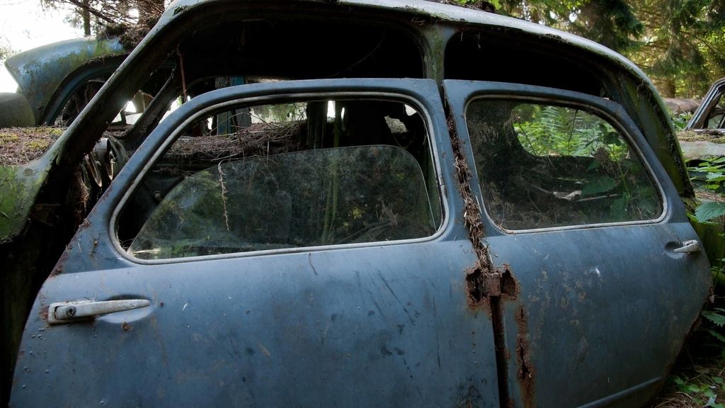Cementerio de coches de la II Guerra Mundial
