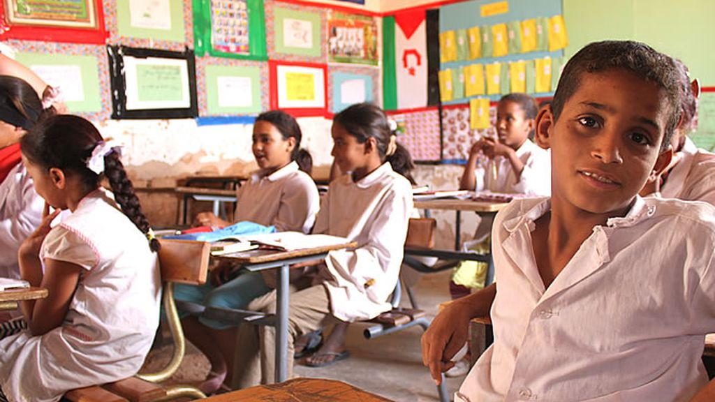 Escuela del campo de refugiados