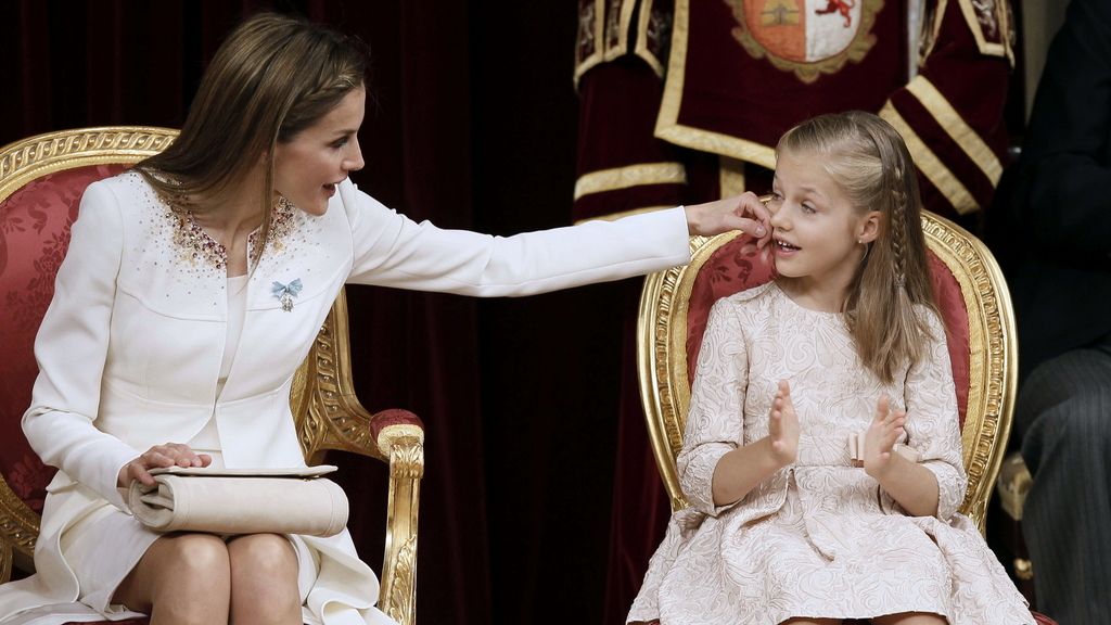La reina Letizia y la Princesa de Asturias
