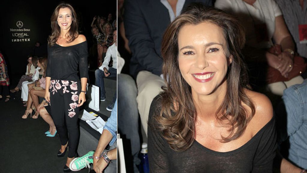 Arancha del Sol en el desfile de Ion Fiz y Juana Martín