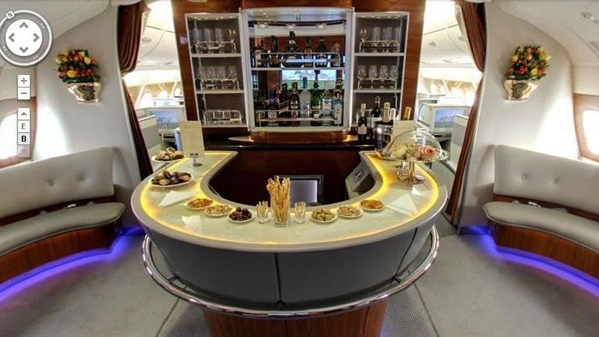 Google Street View se sube a un A380 de Emirates Airlines