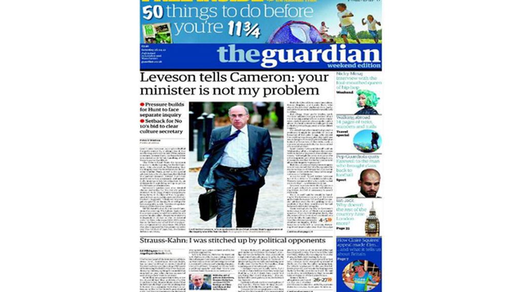 La despedida de Guardiola en la prensa