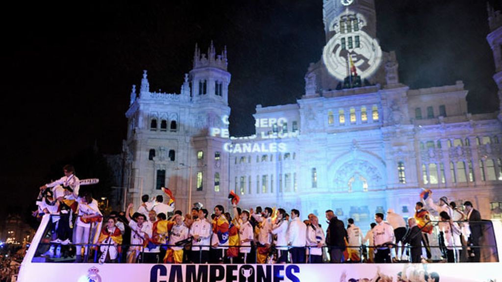La celebración del Real Madrid
