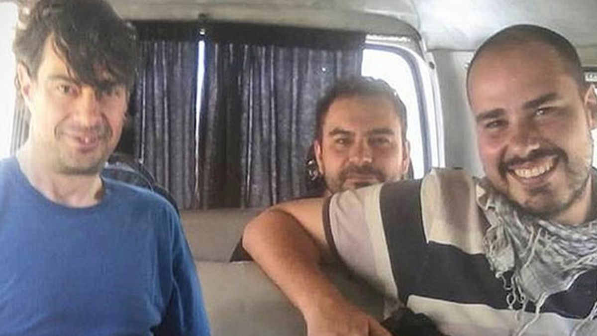 Liberados los tres periodistas secuestrados en Siria