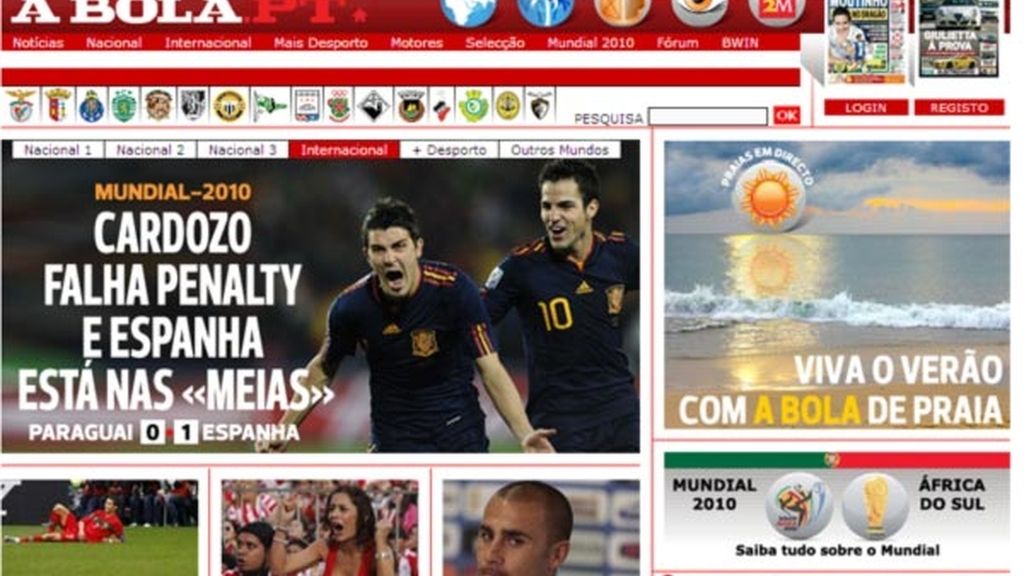 La victoria de España en la prensa internacional