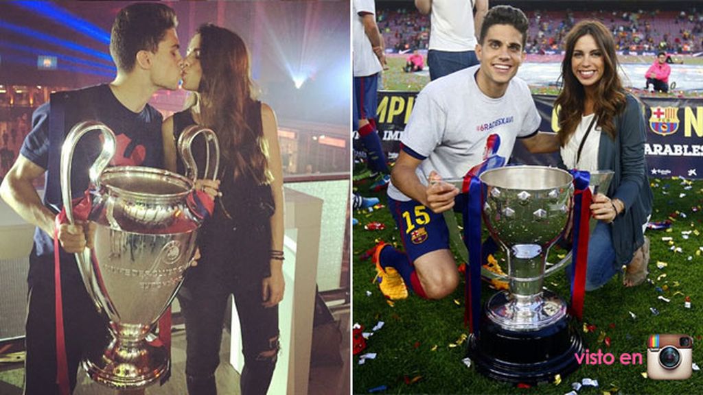 Piscina, antojos y patucos: así están viviendo el embarazo Melissa Jiménez y Marc Bartra