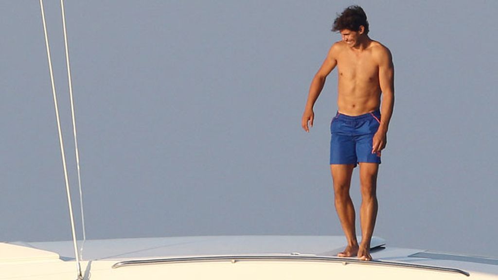 Nadal y Moyá se divierten en Marbella subidos al yate