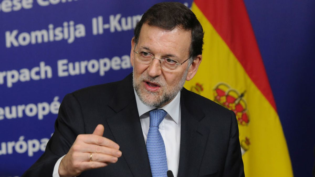 Mariano Rajoy durante la rueda de prensa posterior al Consejo