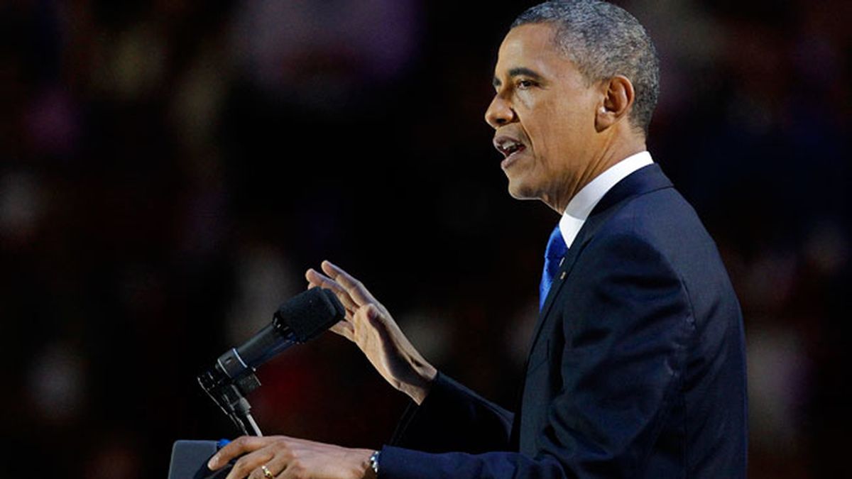 Obama da su primer discurso como presidente reelegido