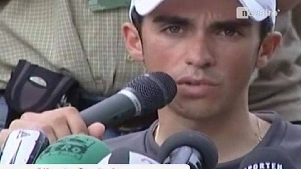 Declaraciones de Alberto Contador sobre el mal ambiente que vive el equipo Astana