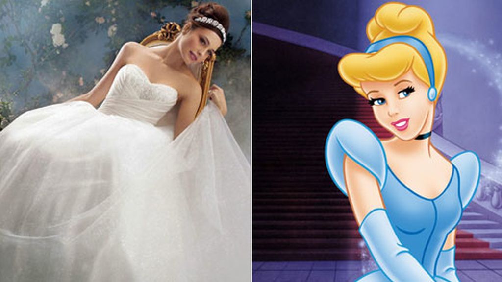 Las princesas de cuento tienen su propio vestido de novia