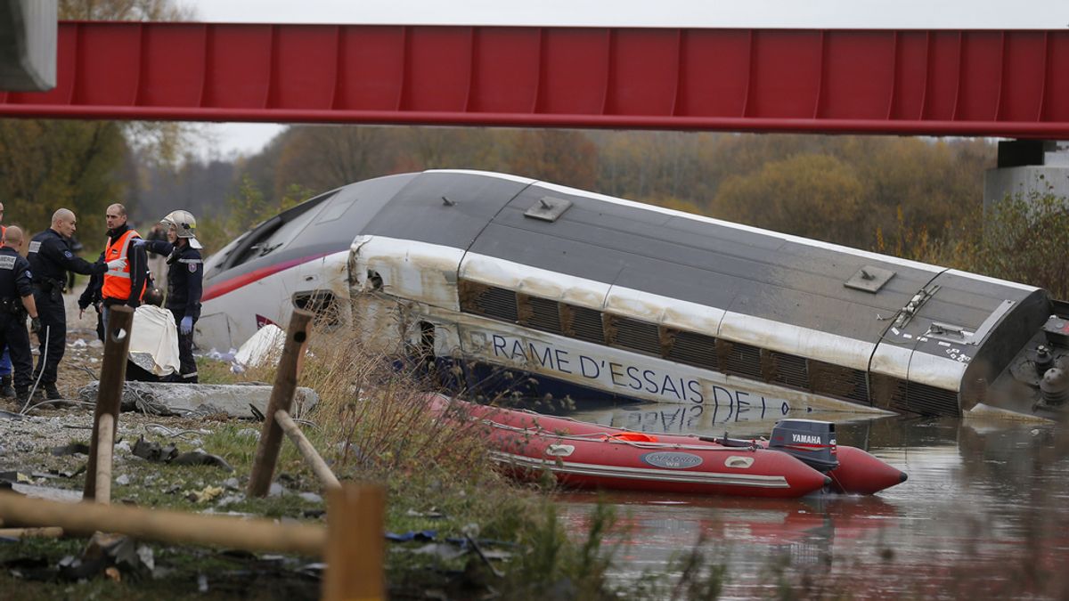 Accidente de tren en Francia