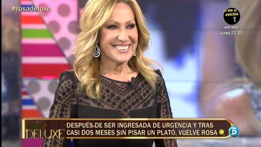 El regreso a la televisión de Rosa Benito