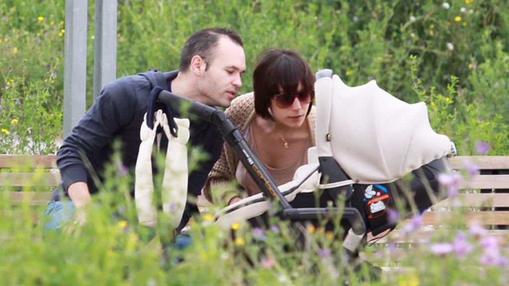 Anna Ortiz e Iniesta fuero padre el 3 de abril de 2011