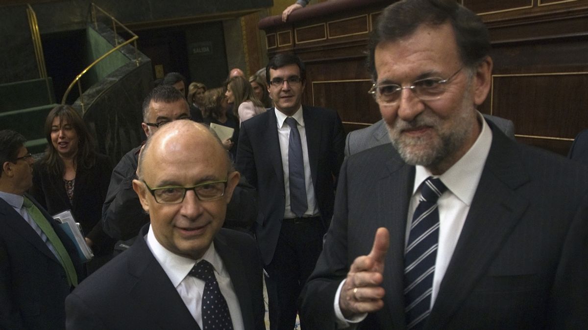 Mariano Rajoy y Cristobal Montoro