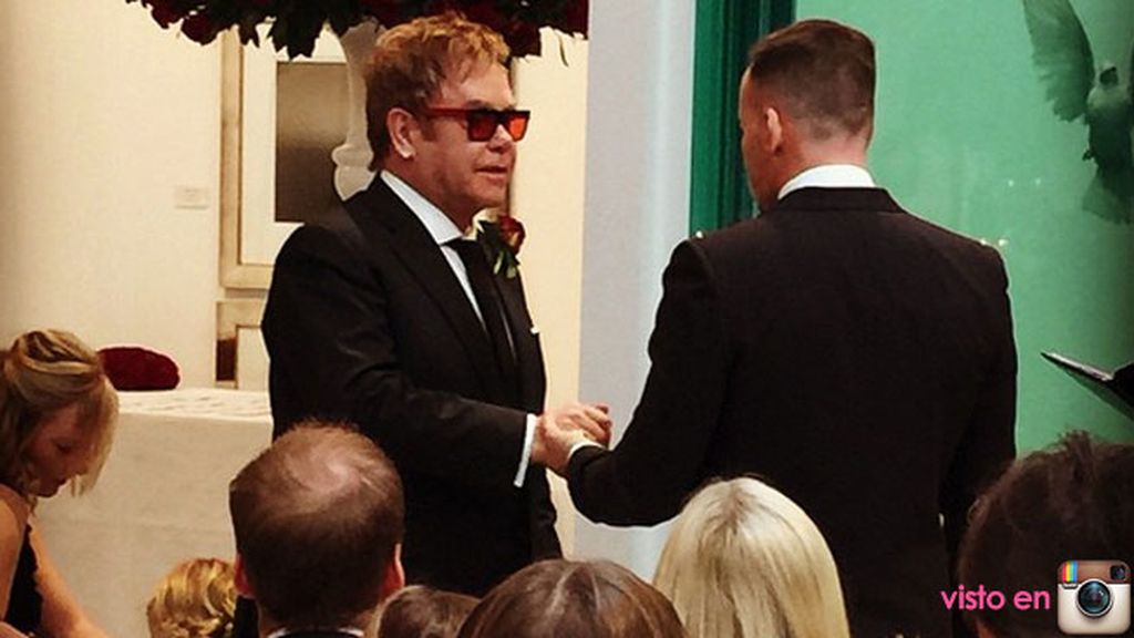 '#ShareTheLove': Elton John y David Furnish se casan y lo narran a través de las redes
