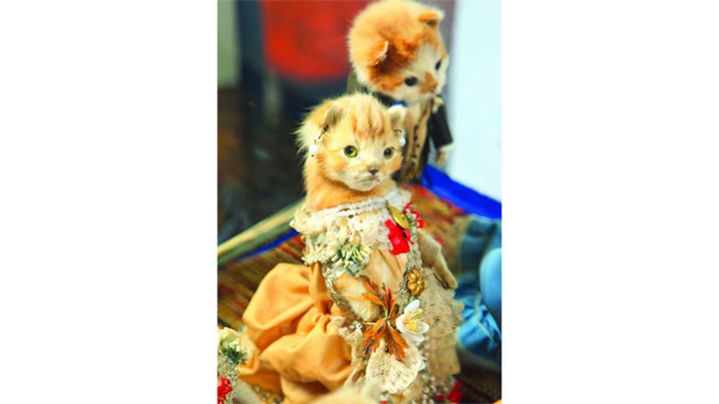 Animales reales en escenas ficticias